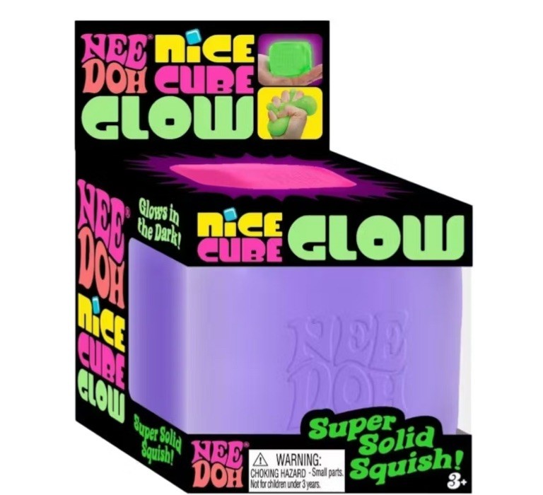 PURPLE NeeDoh Glow Nice Cube BRAND NEW 🔥