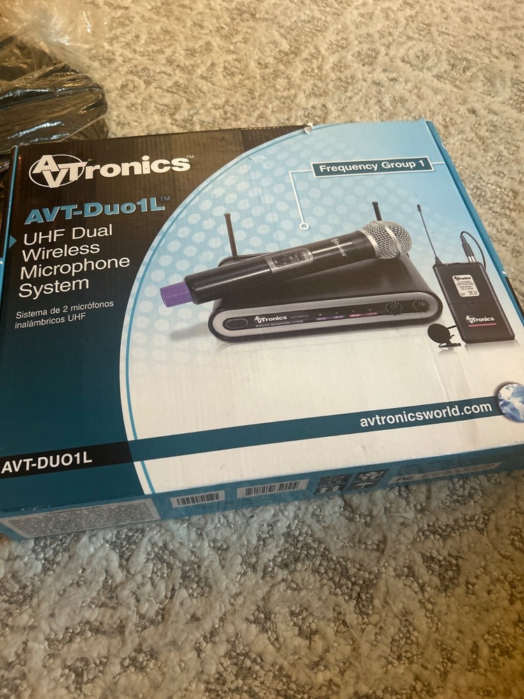 AVTronics Professional 2 Channel Lapel Mic System | High-Quality and Versatile