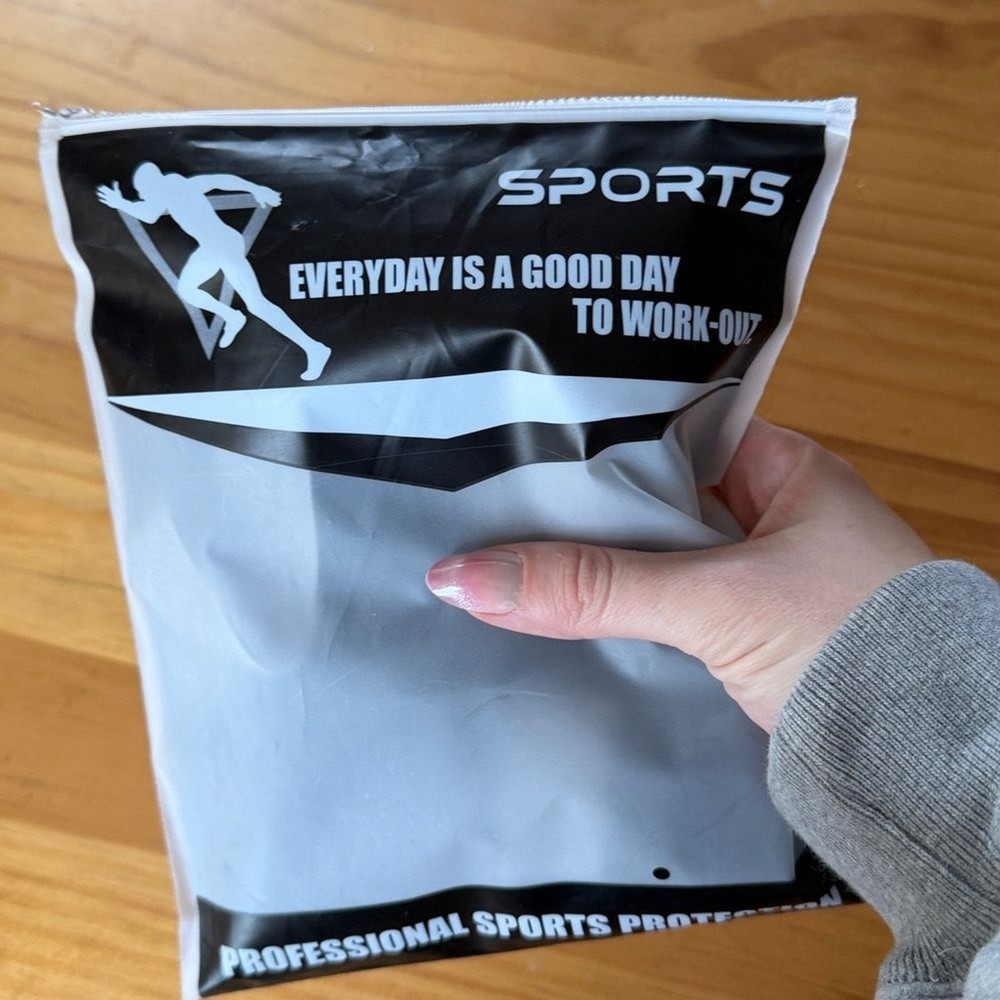 Black Patellar Tendon Support Strap x2