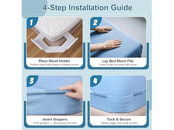 NNHN Lock Sheet Holders White