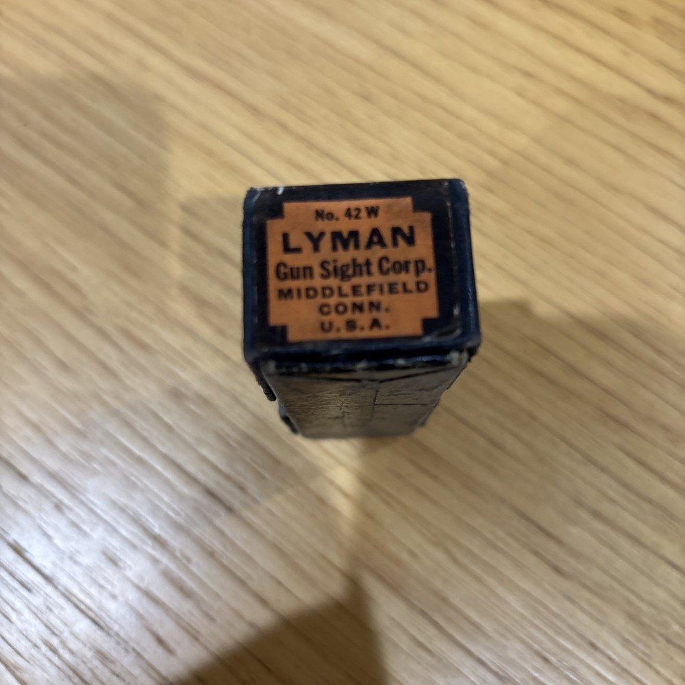 Lyman Model 42 W Sight Box Only & Instructions