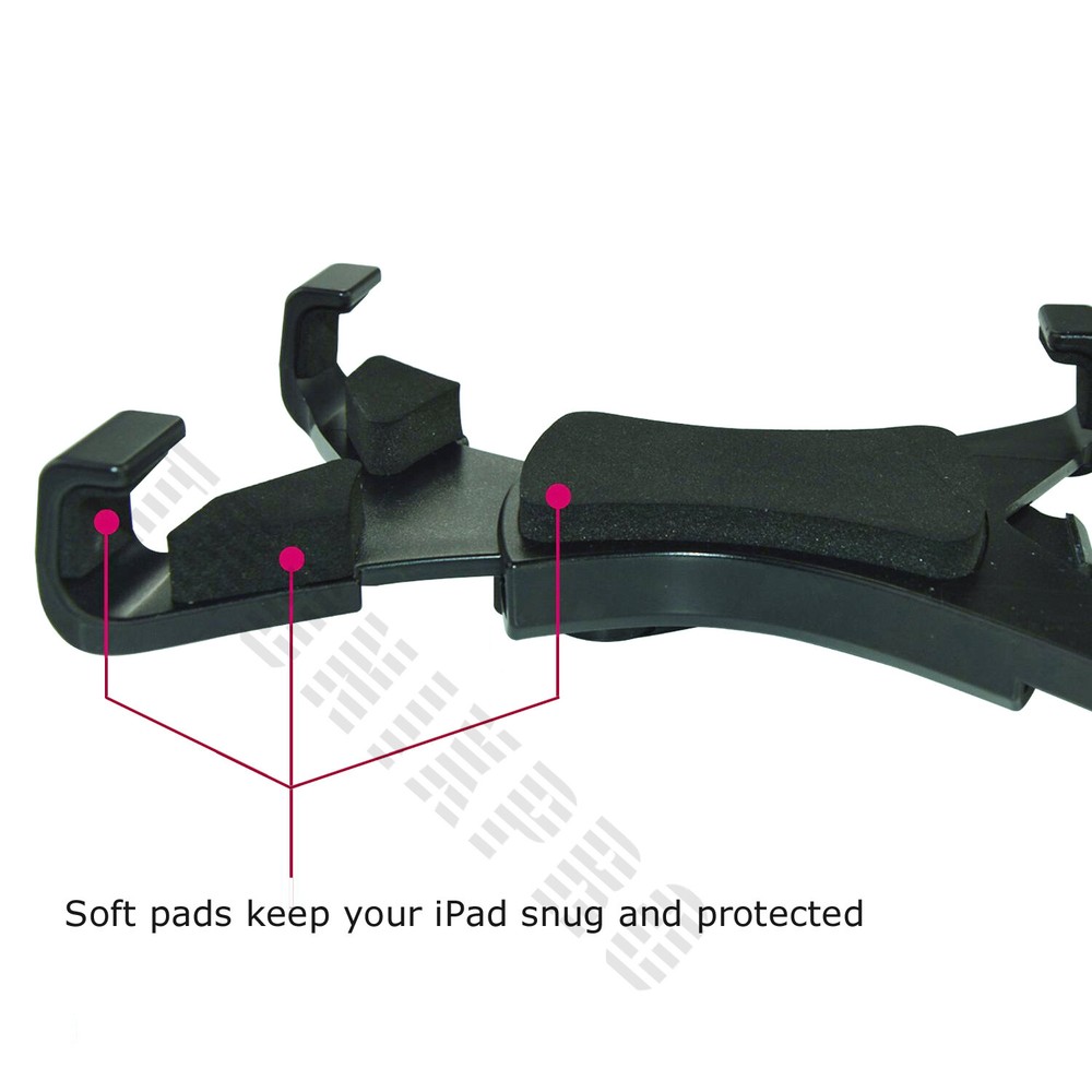 Tablet Tripod Mount Clamp Holder Bracket 1/4”Thread Adapter For 7-12" iPad Tab