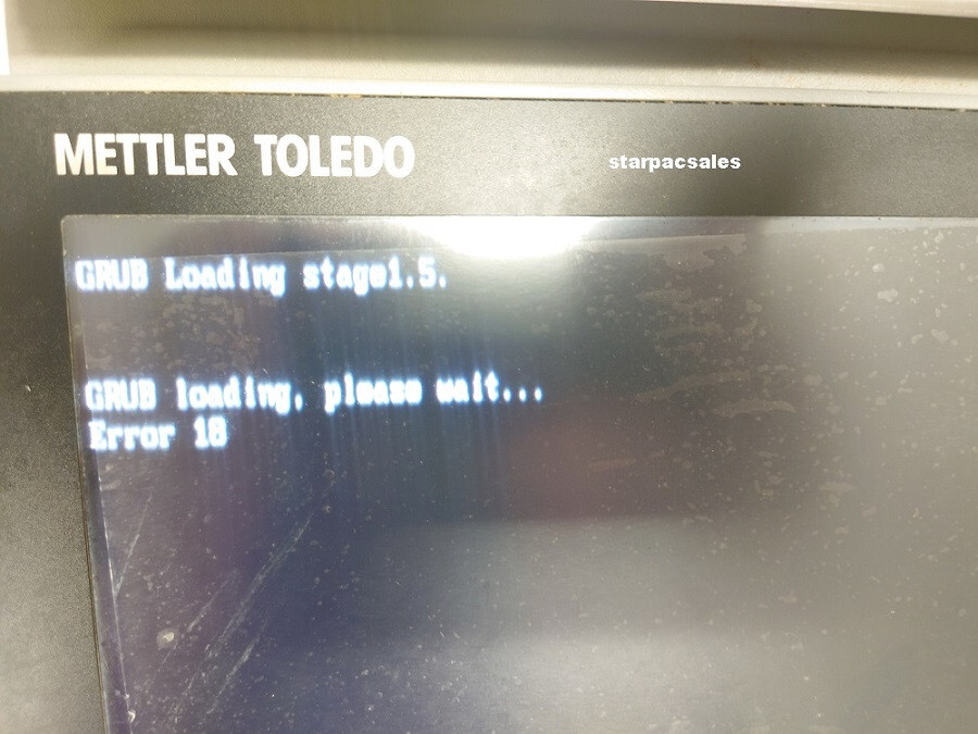 Mettler Toledo UCCW Deli Bakery Produce Touch Screen Scale Software Error Issues