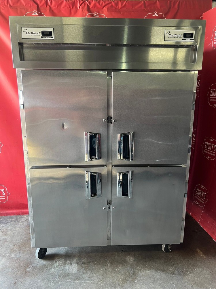 56” Delfield fridge and freezer combo
