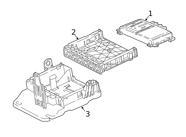 Genuine GM Active Safety Control Module Bracket 39108696