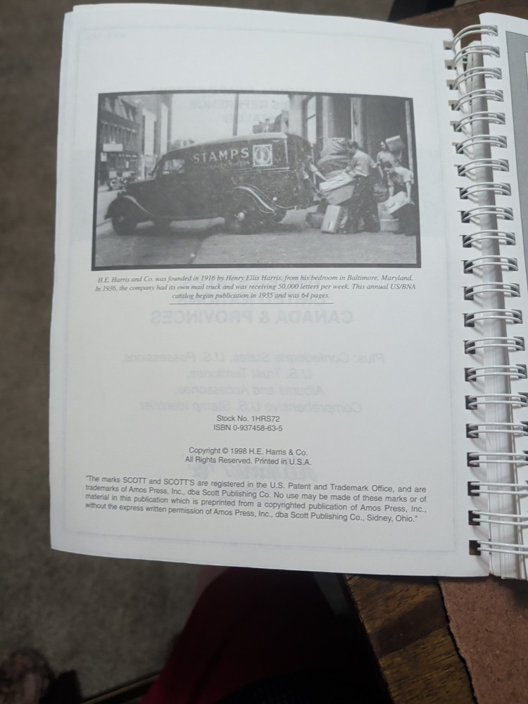 1999 H. E. Harris US/BNA Stamp Catalog,