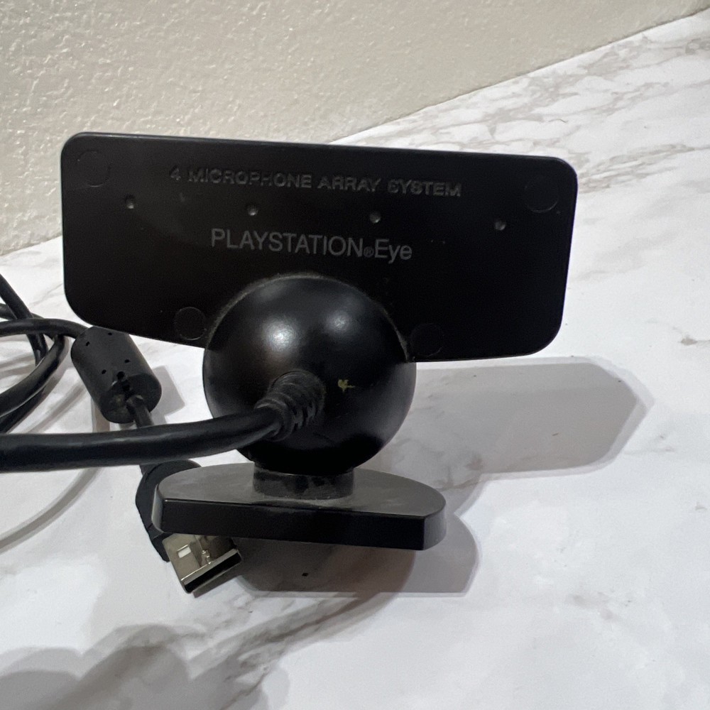 Genuine Sony PlayStation PS3 USB Move Motion Eye Camera - DVD Controller & Mic