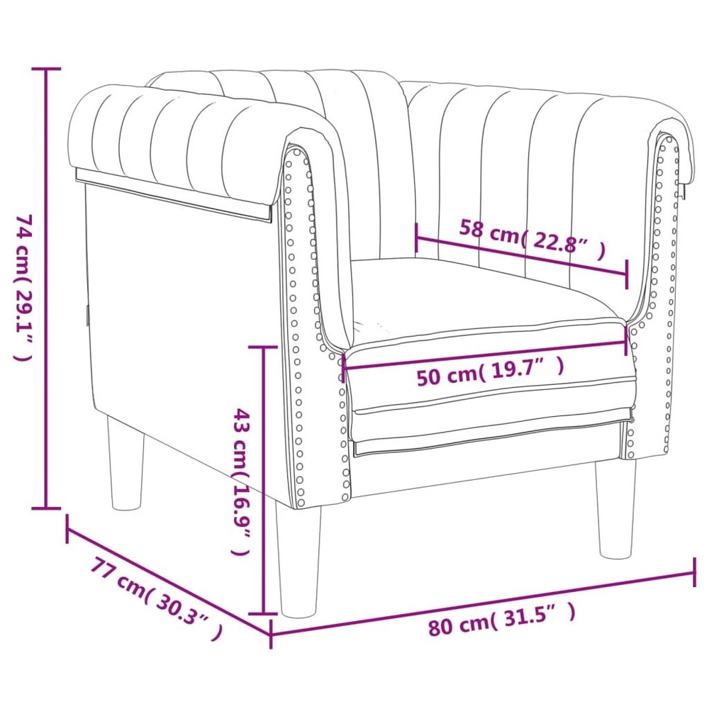 Sofa Chair Brown