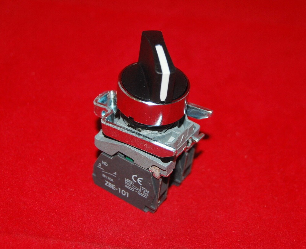 22mm Maintained Selector Select switch 3 Position Fits XB4 BD33 2NO STAY PUT