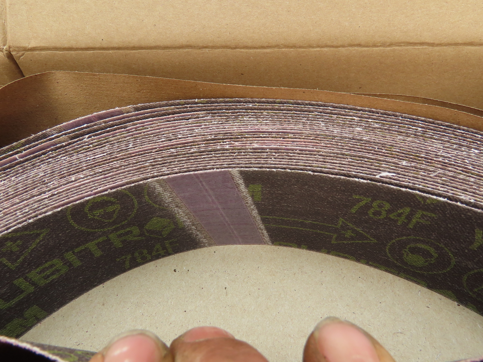 3M 69892 Cubitron II Cloth Belts Singleflex Filmlok 80 Grit Lot Of 50 Belts