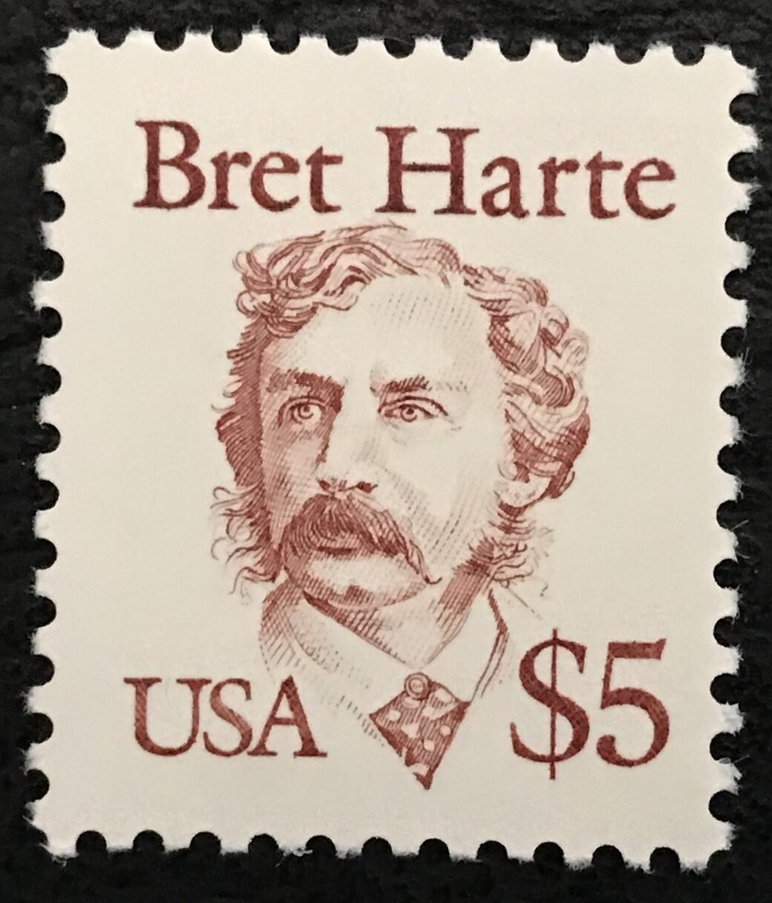 1987 Scott #2196, $5.00, BRET HARTE - WRITER - Single - Mint NH -