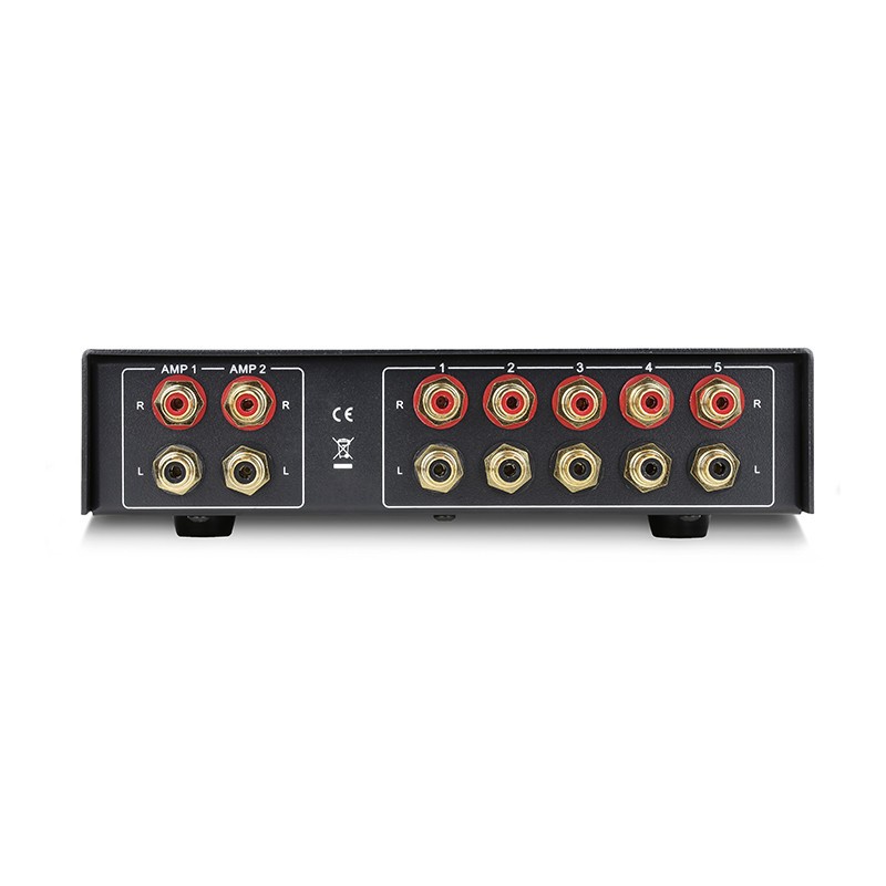 DYNAVOX AUX-S PRO Black Input Extension Switcher 5 RCA Inputs