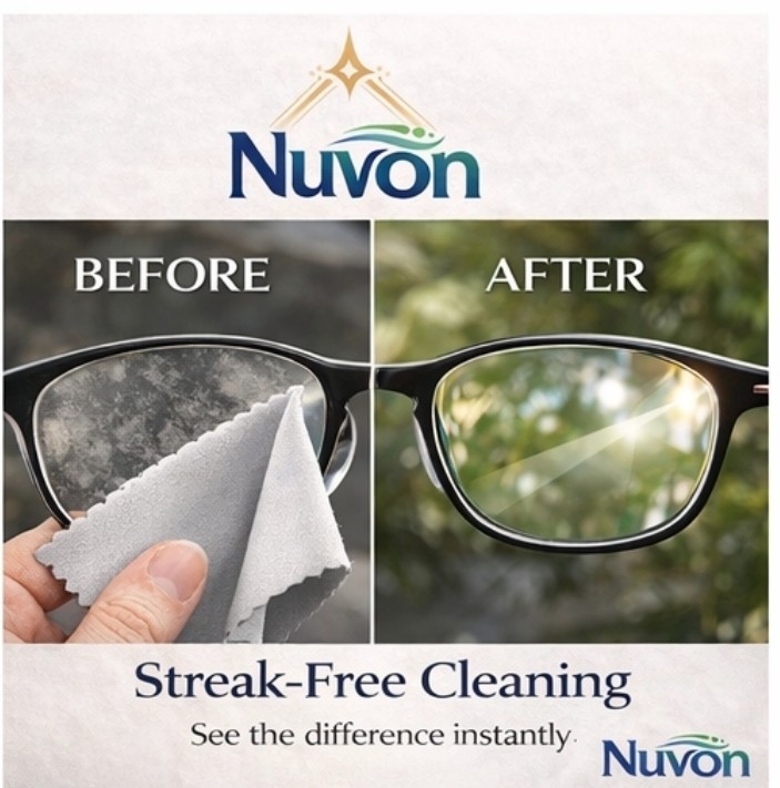 Nuvon Microfiber Lens Cloth 2 pack (6 each)