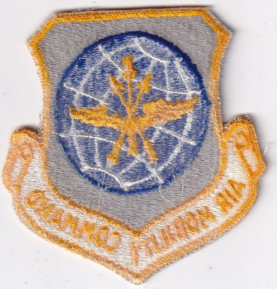 Air Mobility Command patch cut edge color waxback US Air Force USAF 1990s