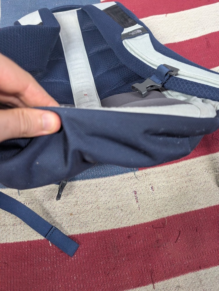 The North Face Microbyte Backpack Teal Blue Laptop Bag