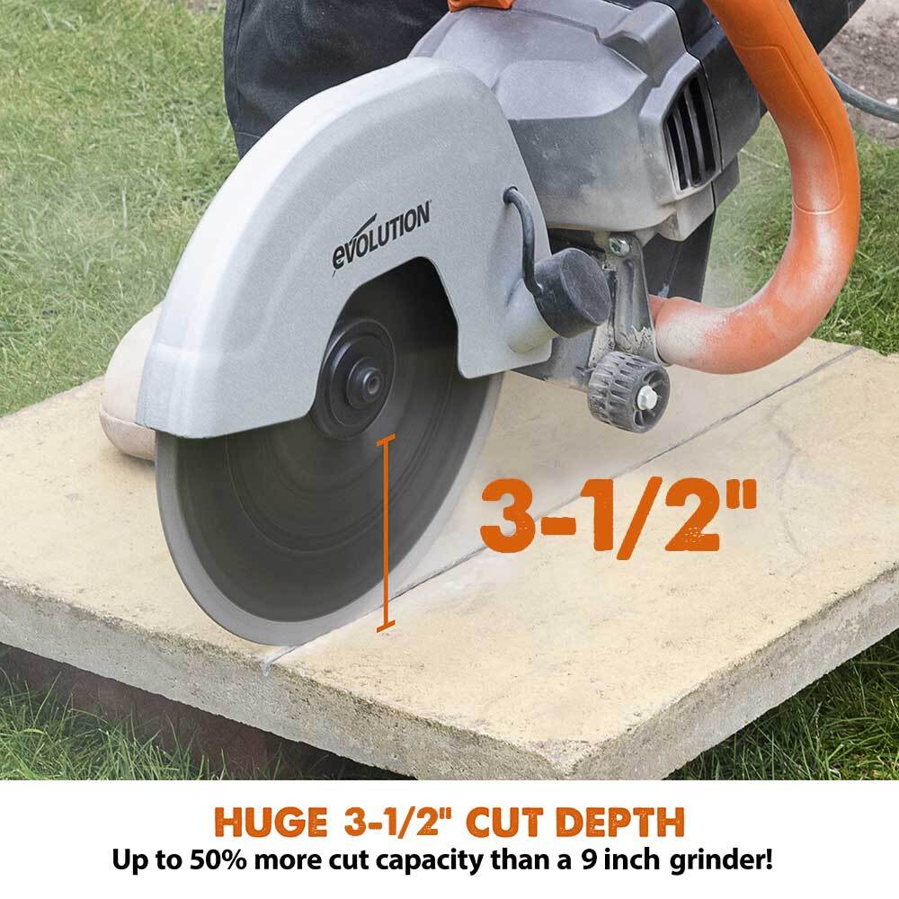 Evolution D230SEG-CS Segmented Edge Diamond Saw Blade, 9 Inch