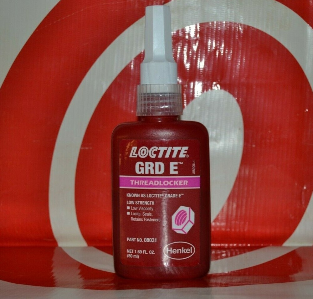NEW Loctite Grade E 50mL Low Strength Thread Locker    08031      1.69oz