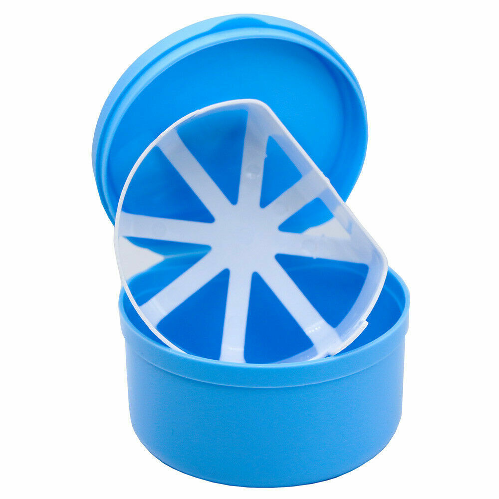 1 PC Denture Storage Box Dental False Teeth Case Container Mouthguard Container