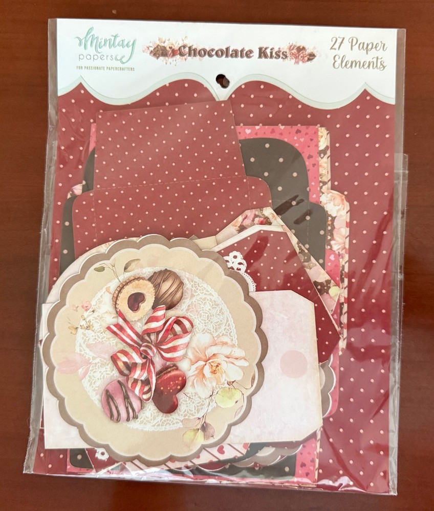 Mintay Papers - Chocolate Kiss Paper Elements