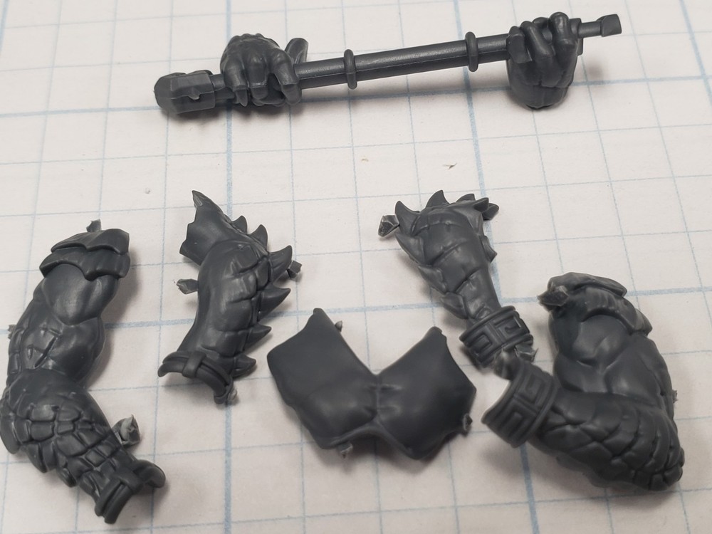 Warhammer Seraphon ARMORY Bits Kroxigor Arms w Weapon Handle Set AR68