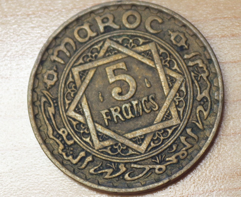 1365 (1946) Morocco 5 Francs