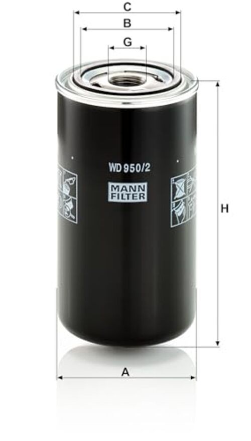 WD950/2 Spin-On Hydraulic Filter