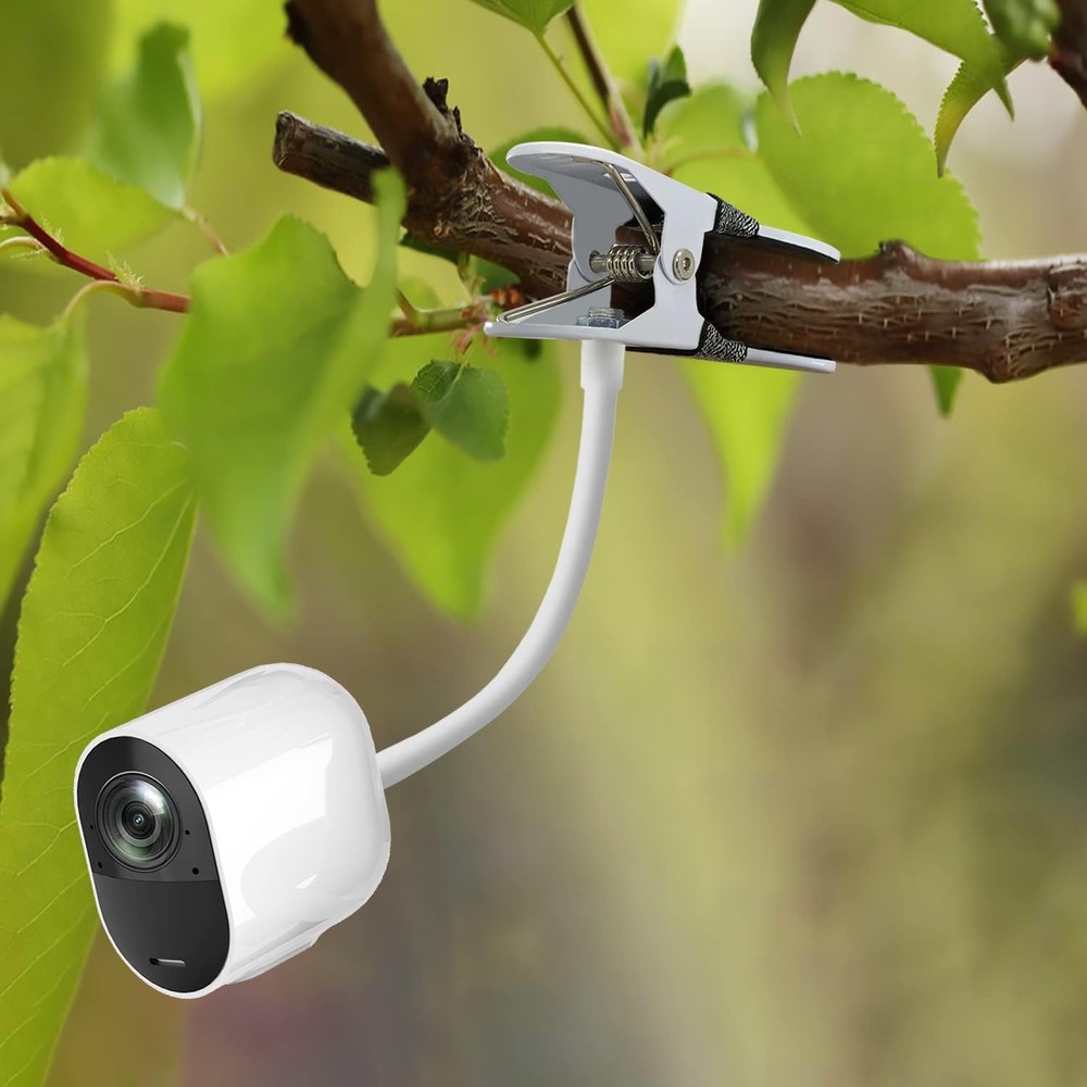 2Pack Flexible Clamp Mount Compatible with Arlo Cam, Pro/Pro White