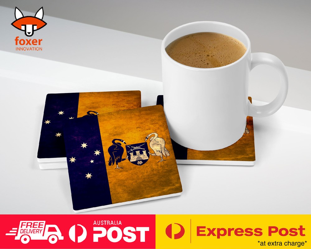 COASTER COFFEE DRINKING MAT|ACT AUSTRALIAN STATE FLAG