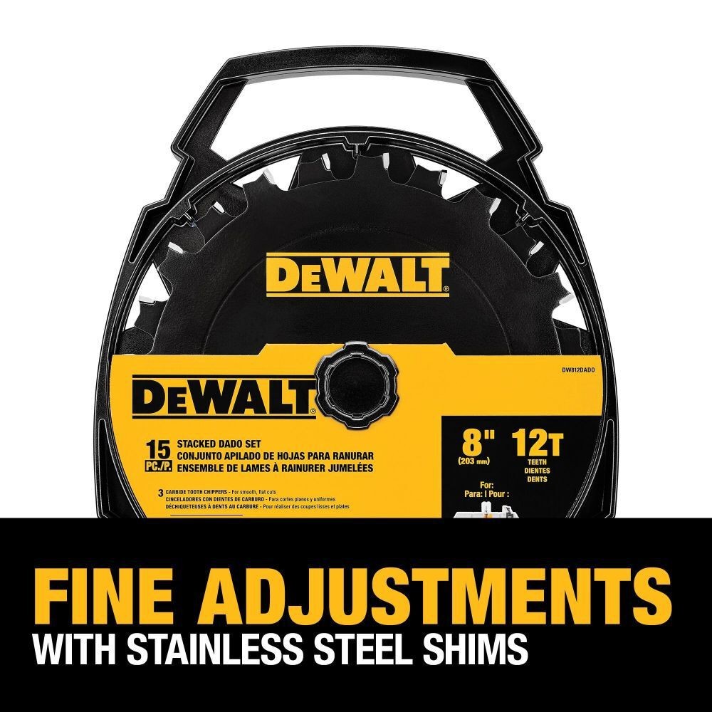 DEWALT Stacked Dado Set