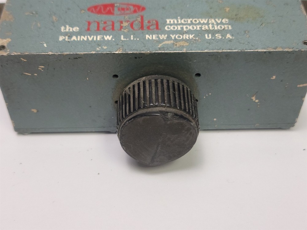 Narda Model 793 FF Variable Coaxial Attenuator 4.0 to 8.0 CC - Dinged