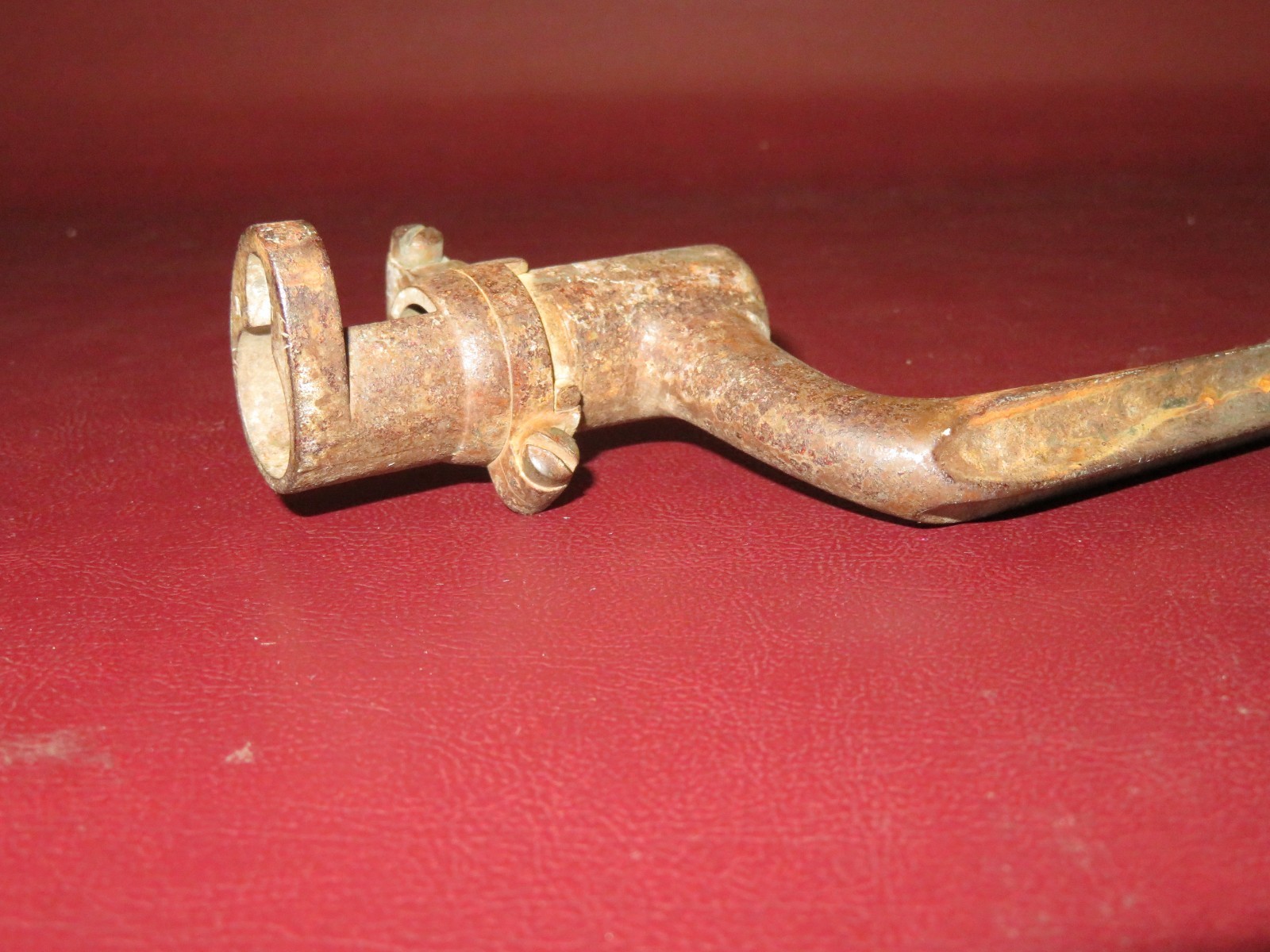 Antique US Civil War Era Cast Iron Socket Bayonet for Rifle