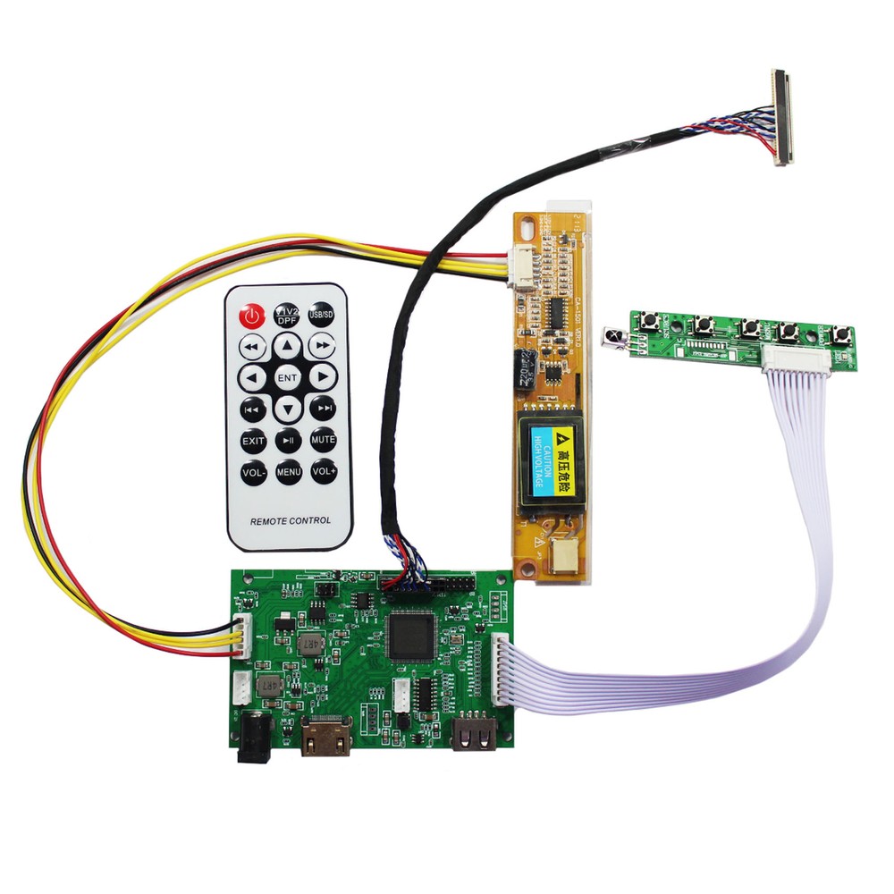 HDUSB LCD Controller Board For 15.4" B154EW08 LP141WX3 1280x800 LCD Screen