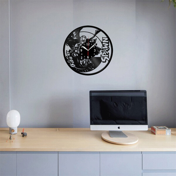 Spawn Vinyl Record Wall Clock Decor Handmade 2873