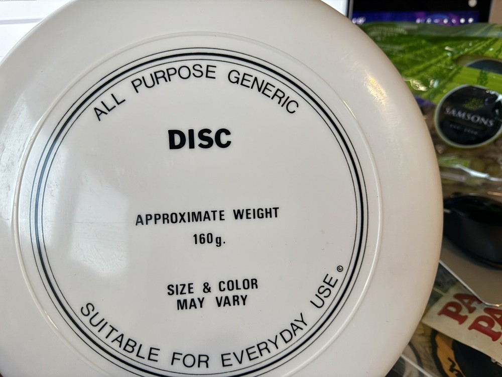 Frisbee All Purpose Generic disc 160 Gram suitable for everyday use
