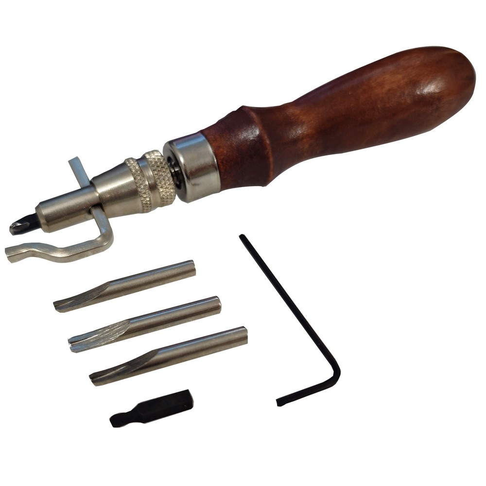Leathercraft Stitching Groover Skiving Edger Beveler Leather Tools Adjust Size