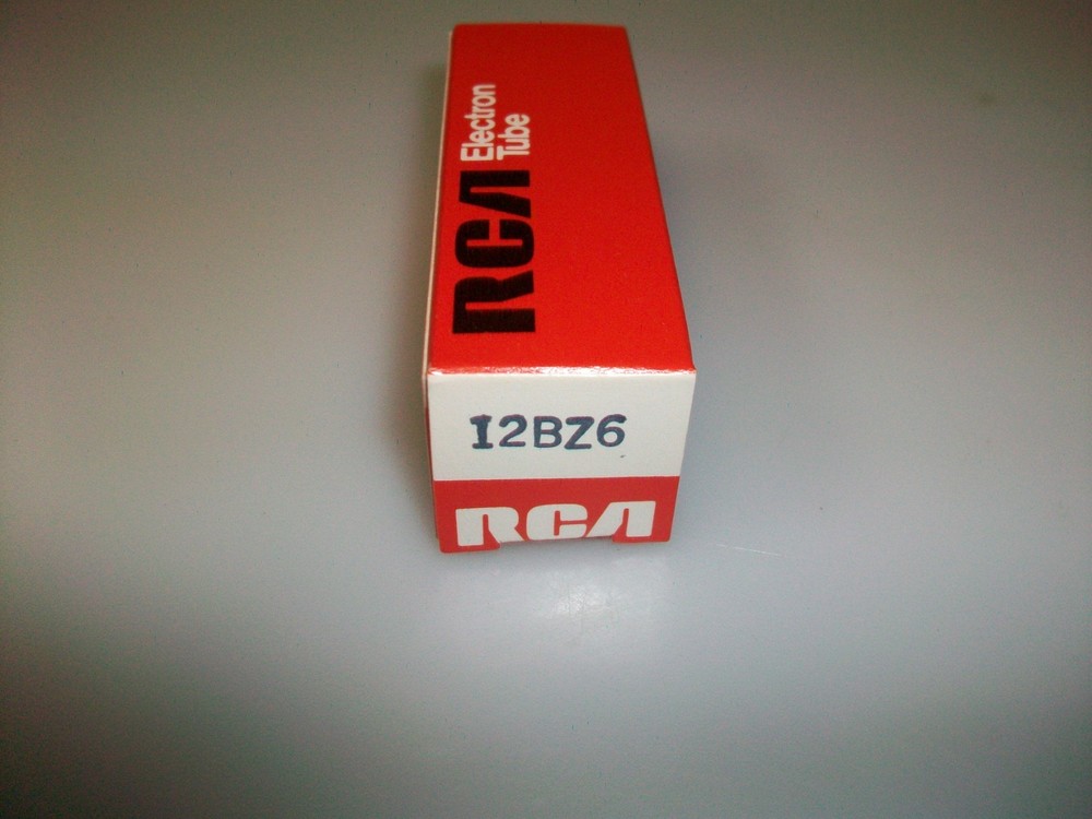 SLEEVE OF 5 RCA 12BZ6 TUBES