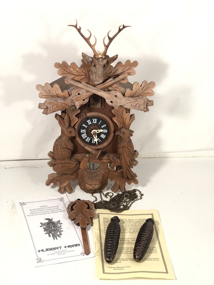 Hubert Herr Black Forest Cuckoo Clock Made In Germany