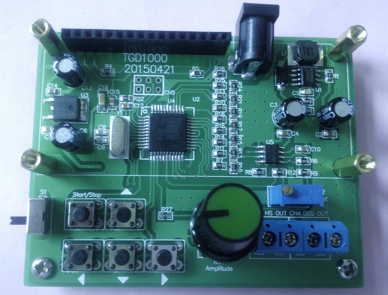 8 MHZ AVR DDS function signal generator Pulse Sine /Triangle/square wave noise
