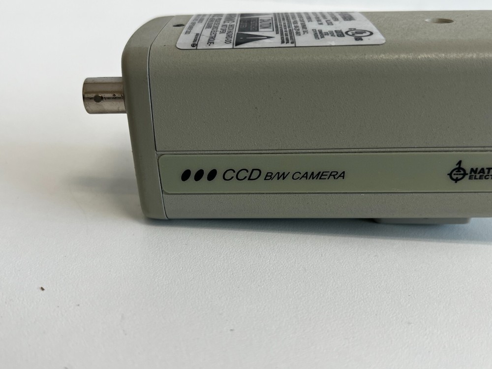 National Electronics CCB B/W Camera with Power Supply