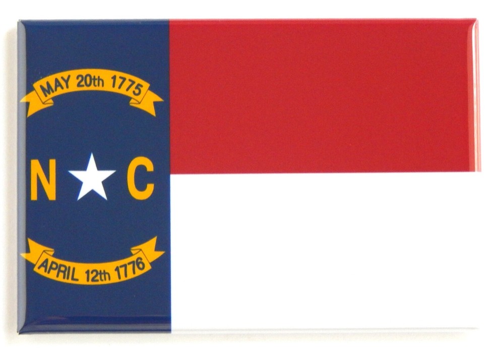 North Carolina State Flag FRIDGE MAGNET