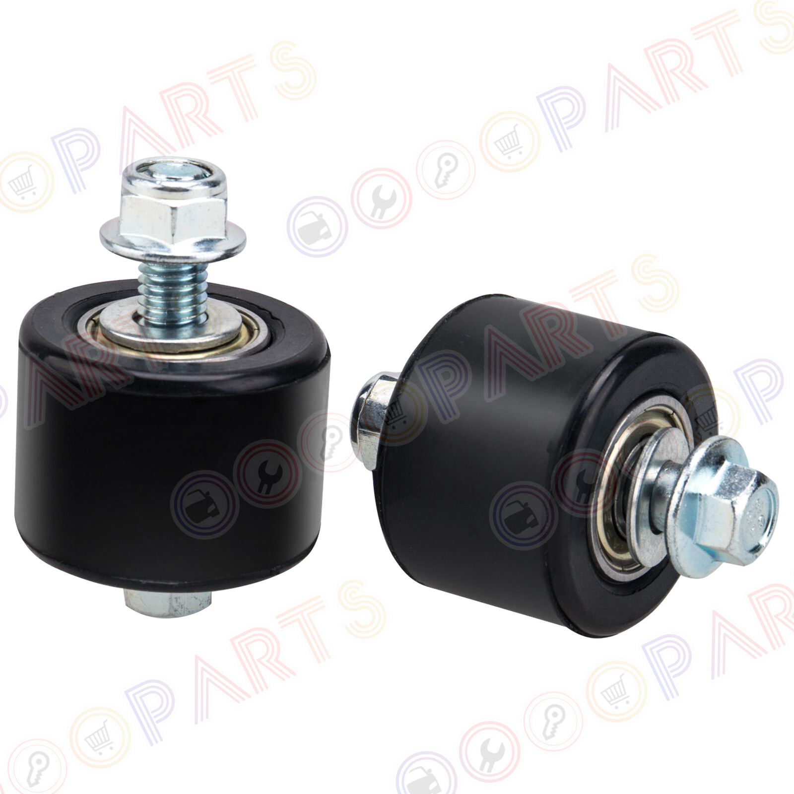 For Yamaha Warrior YFM350 RAPTOR 350 Upper & Lower Dual Bearing Chain Roller Set