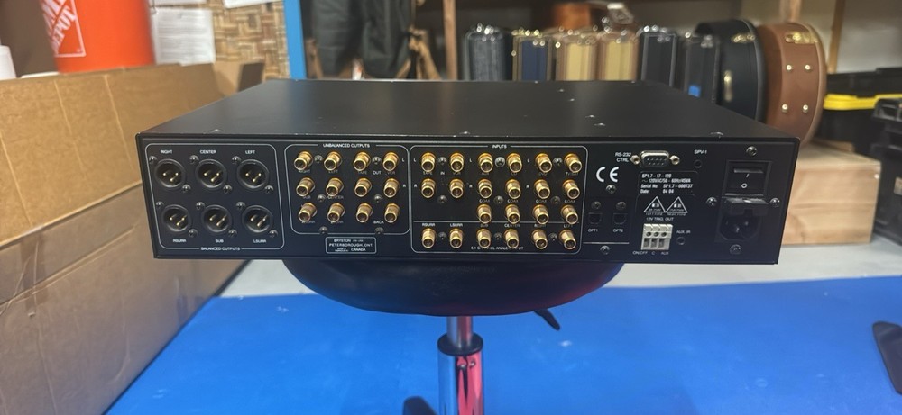 Bryston SP1.7 7-Channel Surround Processor/Preamp Rack Mountable Black XLR RCA
