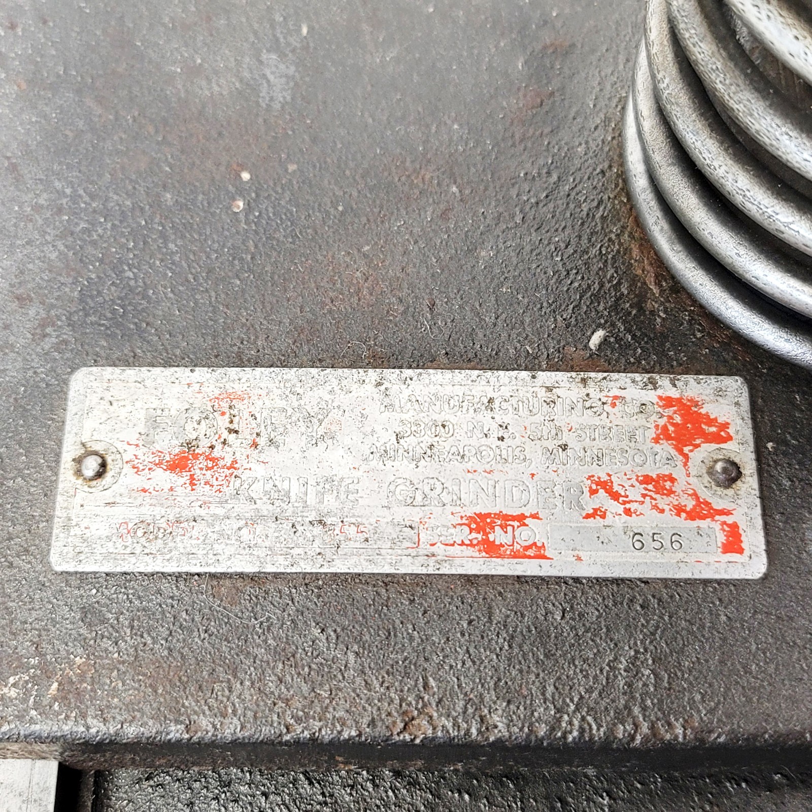 Foley 355 Knife Grinder Sled Carriage Assembly – Vintage Tool Part