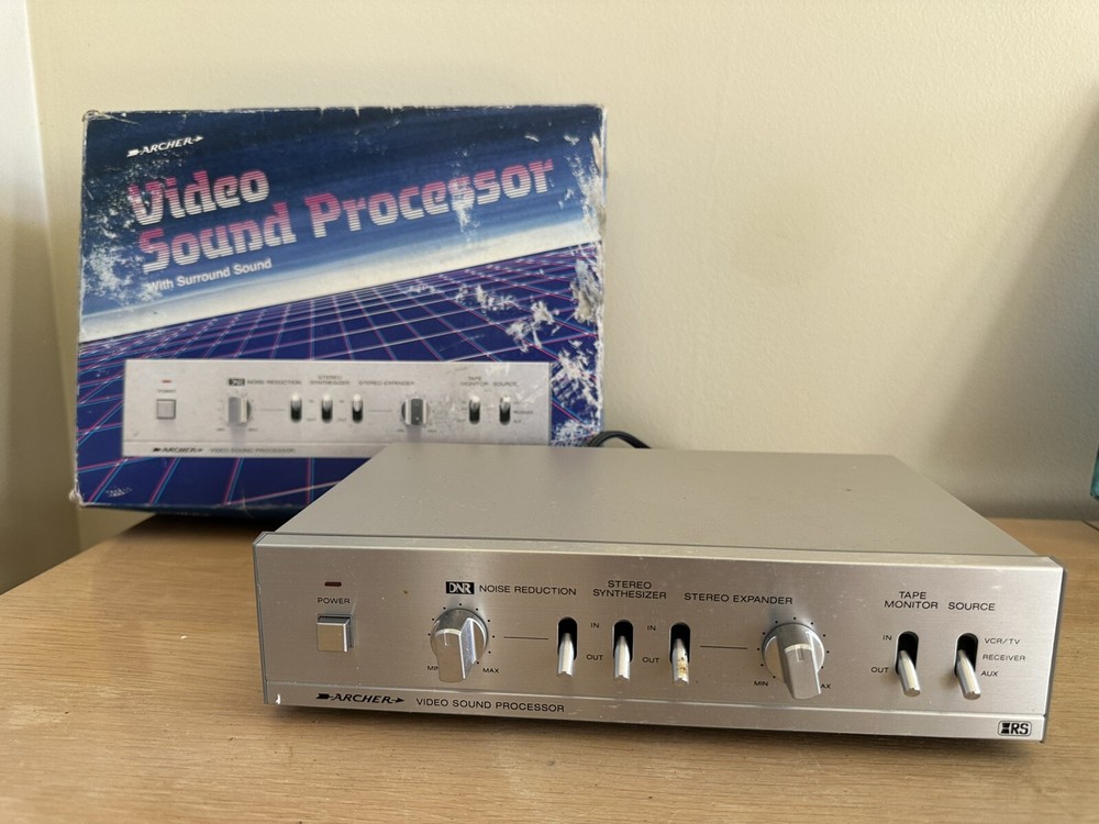 Archer Video Processor Model 15-1272A Radioshack Analog VHS Enhancer Untested