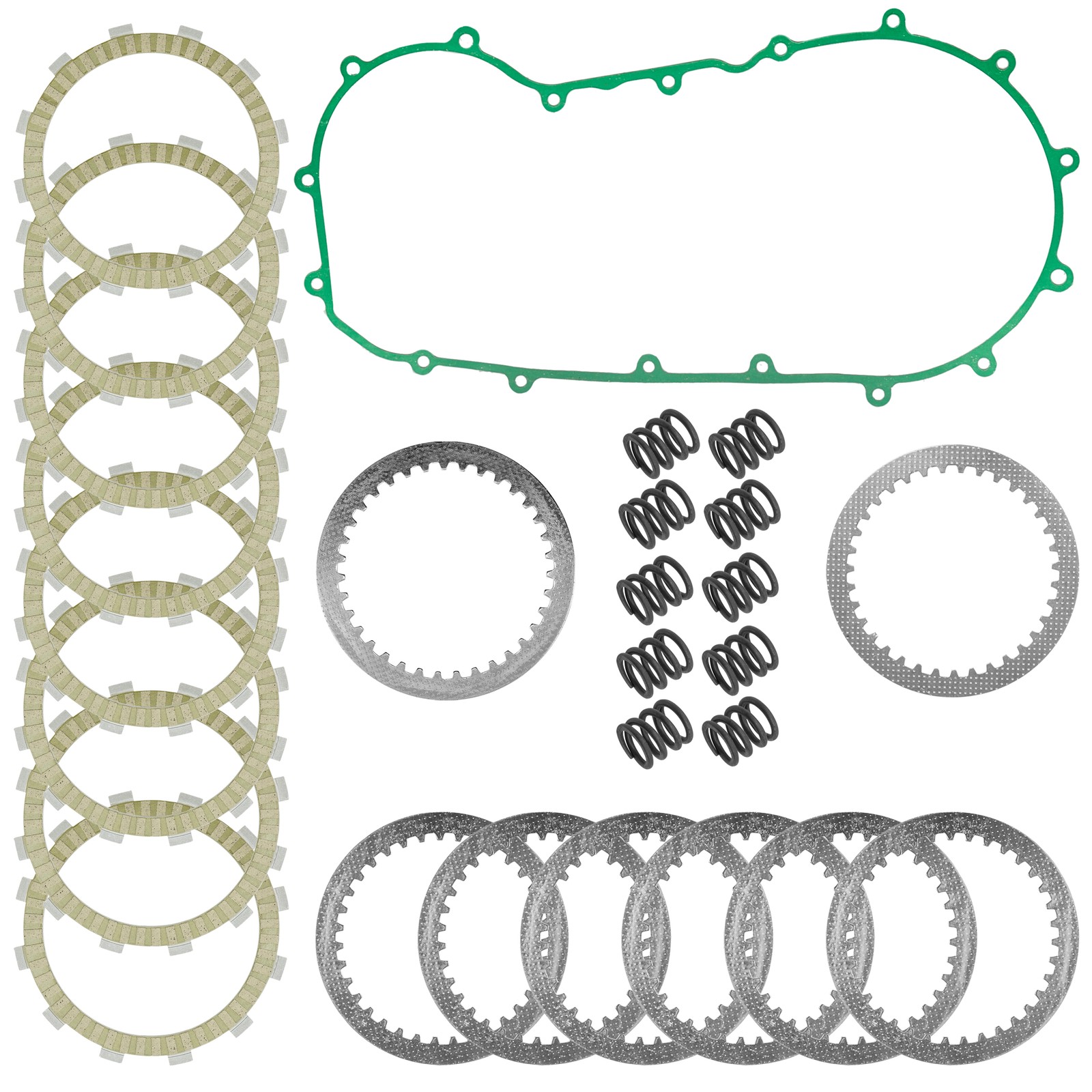 Clutch Friction Plates Kit for Kawasaki Vulcan 1500 / Vulcan 88 VN1500 1987-1999