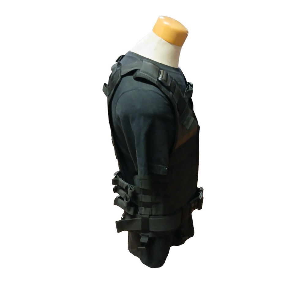 Adjustable Tactical Black MOLLE Vest