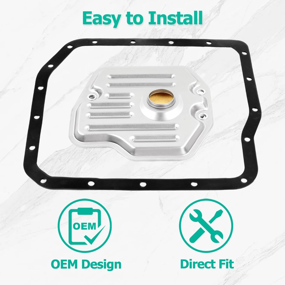 Automatic Transmission Filter with Gasket Kit U140E Compatible 35330-06010