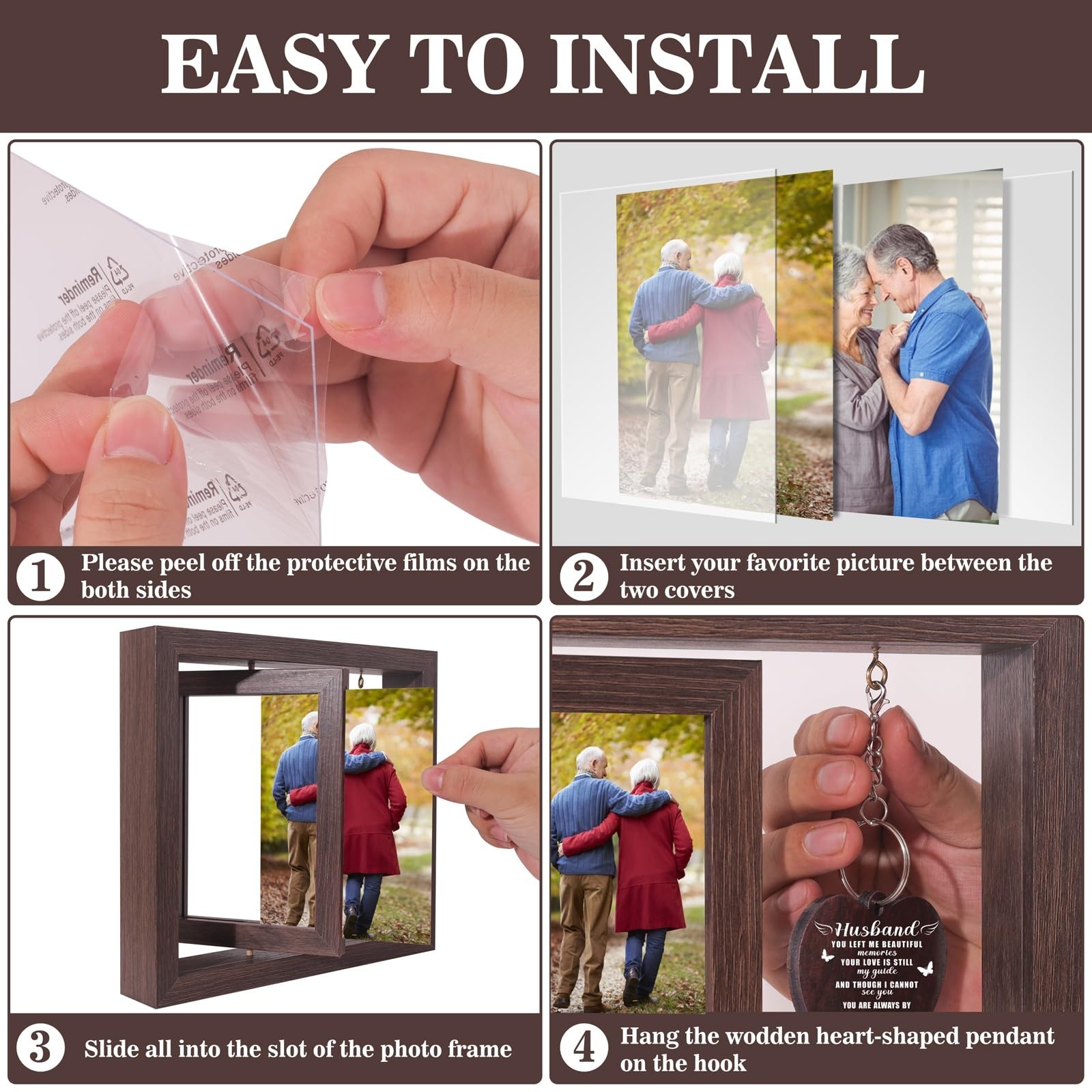 Memorial Gifts for Loss of Husband, Sympathy Gift for Loss of Husband Memoria...