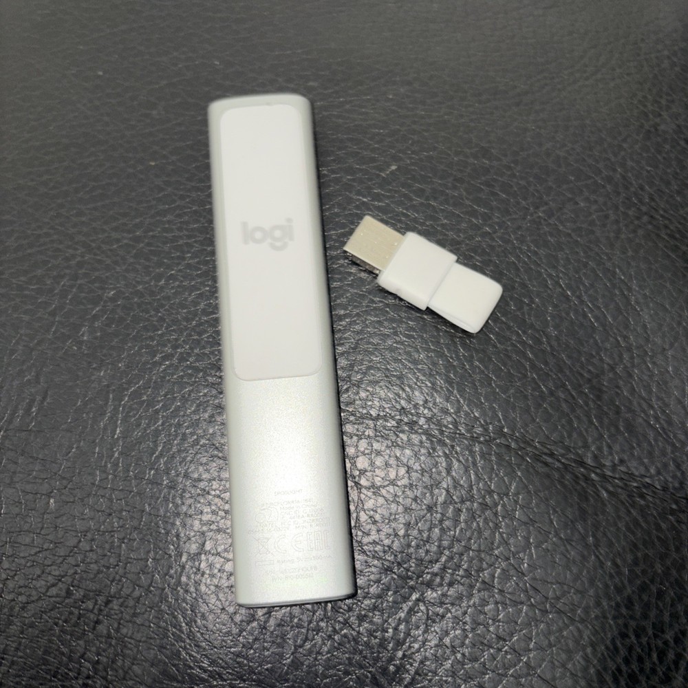 Logitech Spotlight Advance Presentation Remote Silver Certified