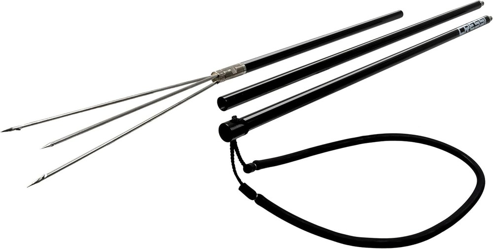Lightweight Travel Pole Spear with Cluster Tip